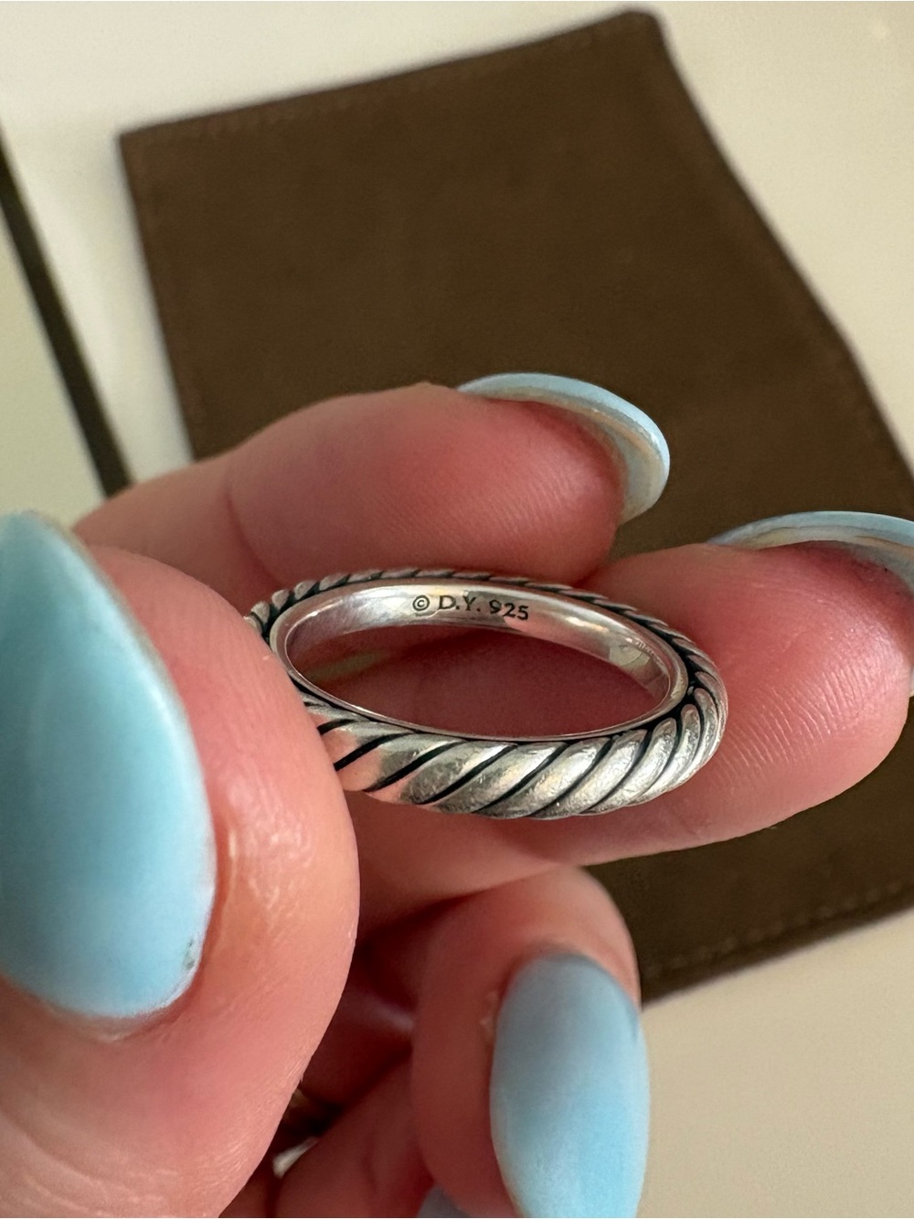 David Yurman Cable Collectibles Band Ring, 3mm, Size 6 - Picture 14 of 16